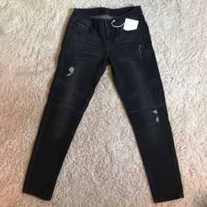 Black Moto Jeans